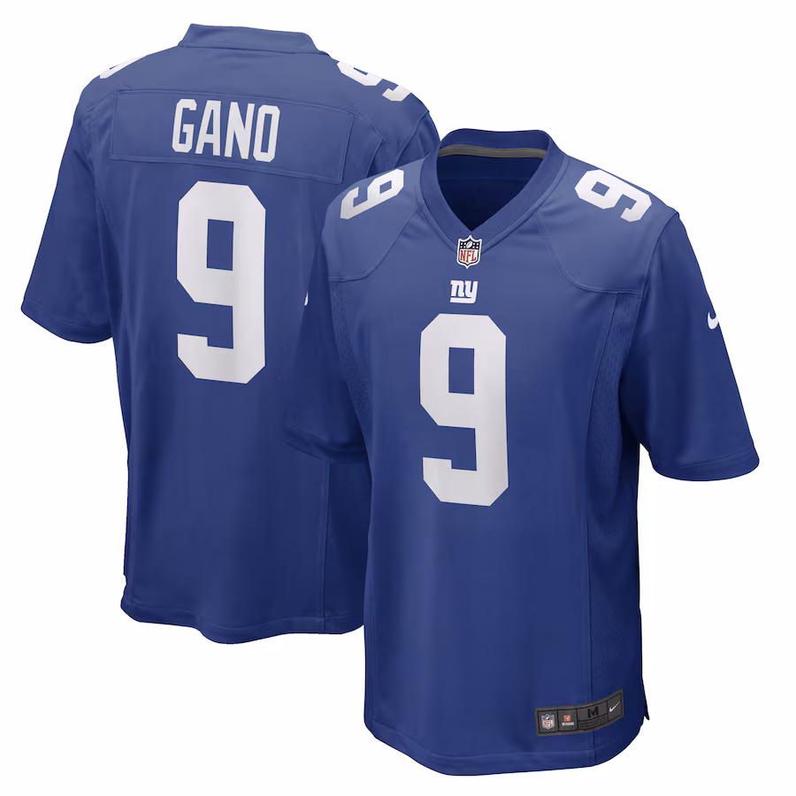 Men's New York Giants Graham Gano Nike Royal Team Game Player Jersey - U-jersey
