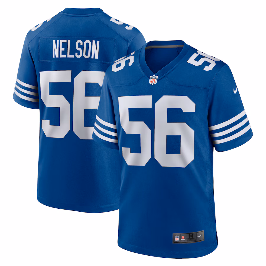 Men's Indianapolis Colts Quenton Nelson Nike Royal Alternate Game Jersey - U-jersey