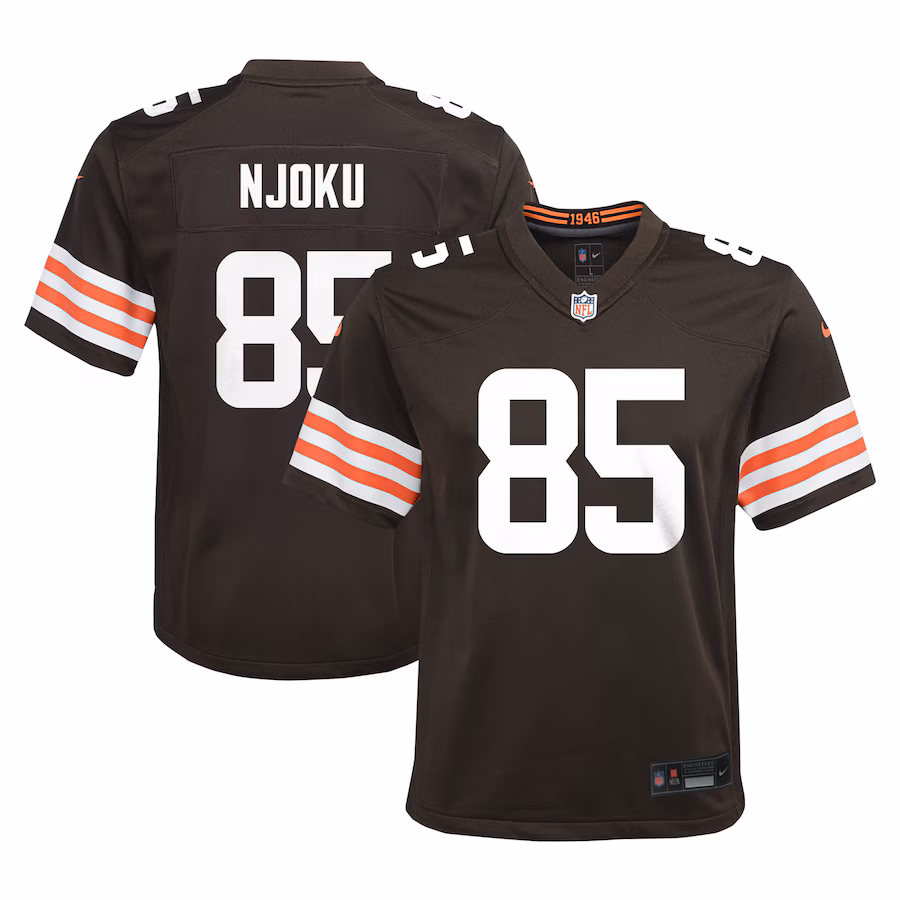 Youth Cleveland Browns David Njoku Nike Brown Game Jersey - U-jersey