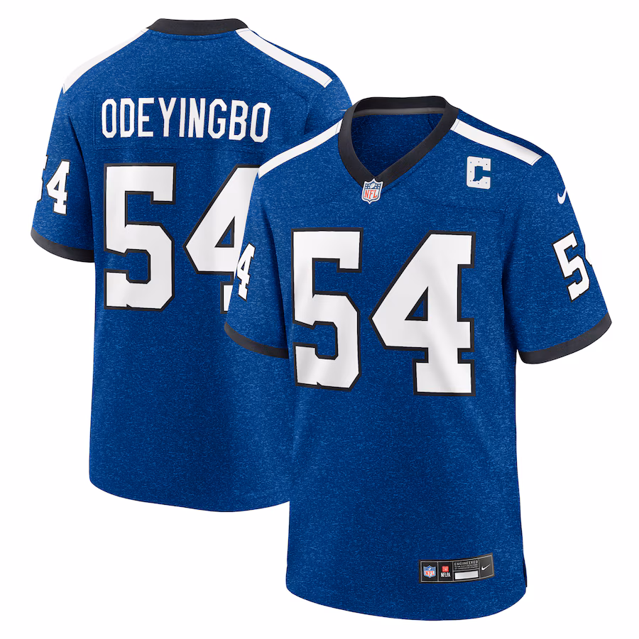 Men's Indianapolis Colts Dayo Odeyingbo Nike Royal Indiana Nights Alternate Game Jersey - U-jersey