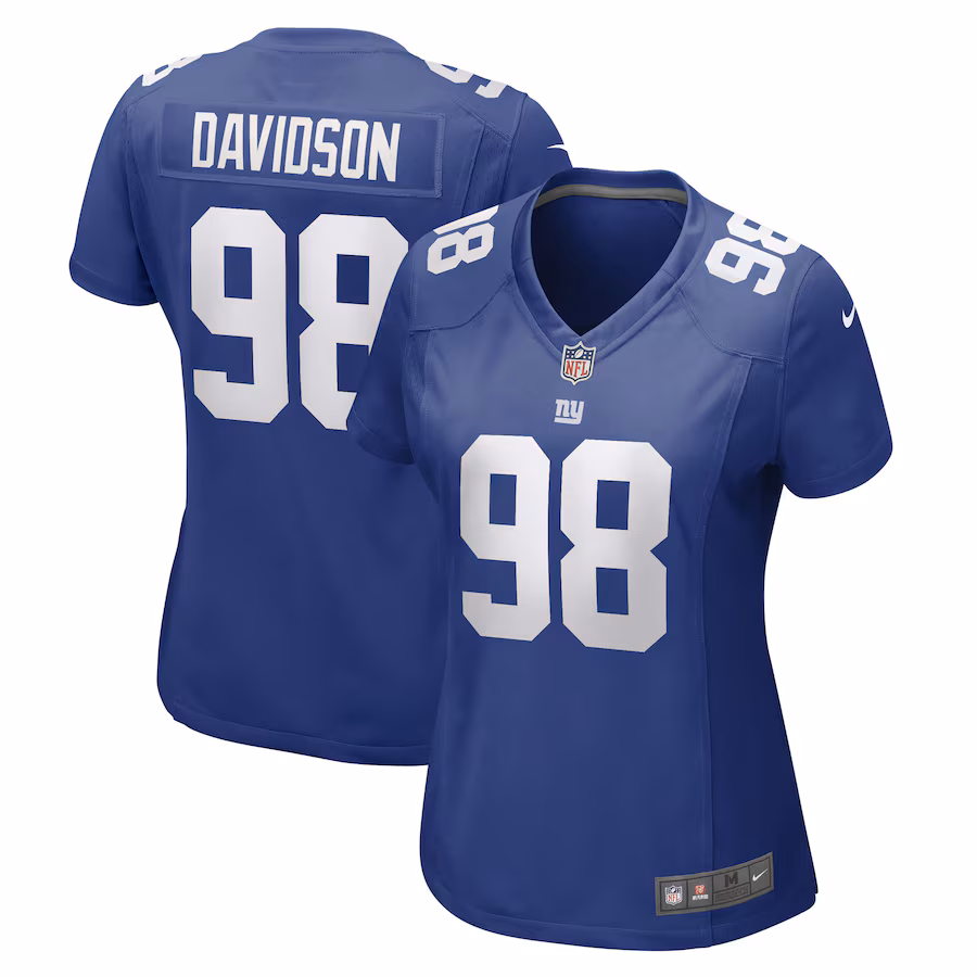 Women's New York Giants D.J. Davidson Nike Royal Game Player Jersey - U-jersey