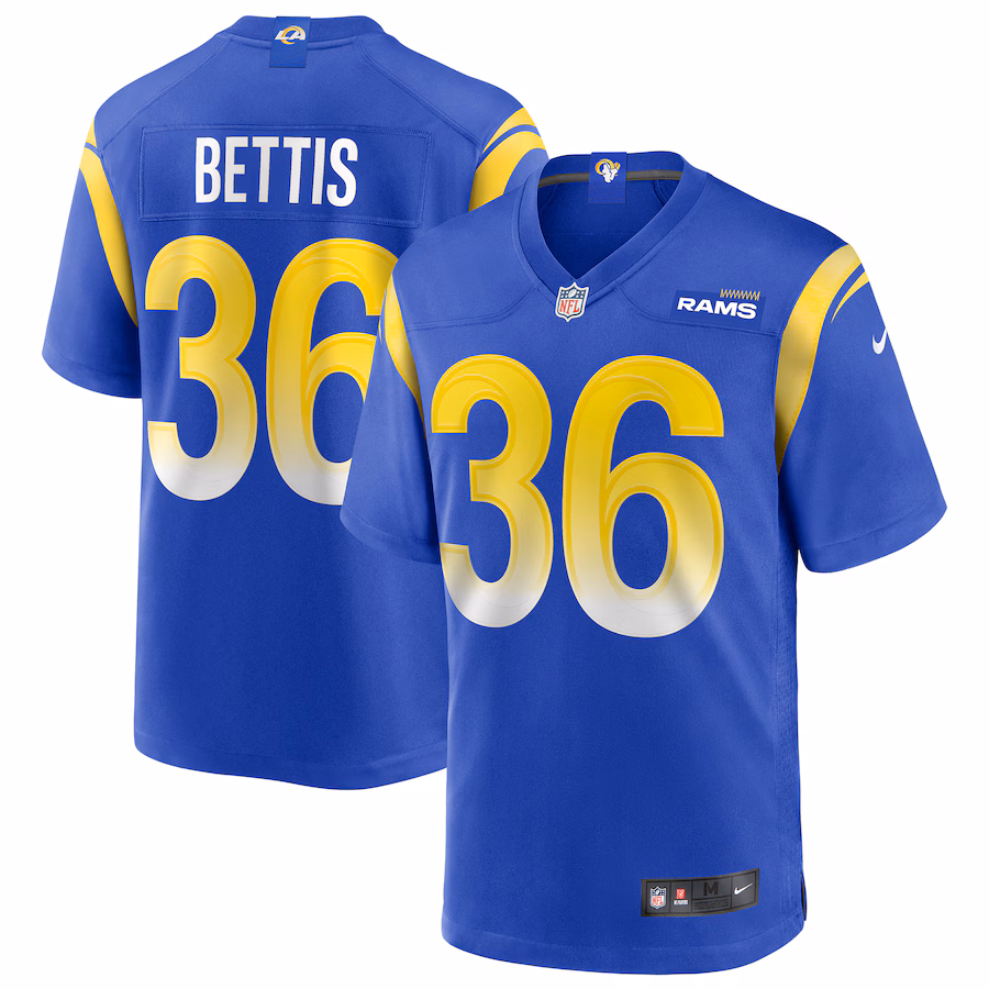 Men's Los Angeles Rams Jerome Bettis Nike Royal Game Retired Player Jersey - U-jersey