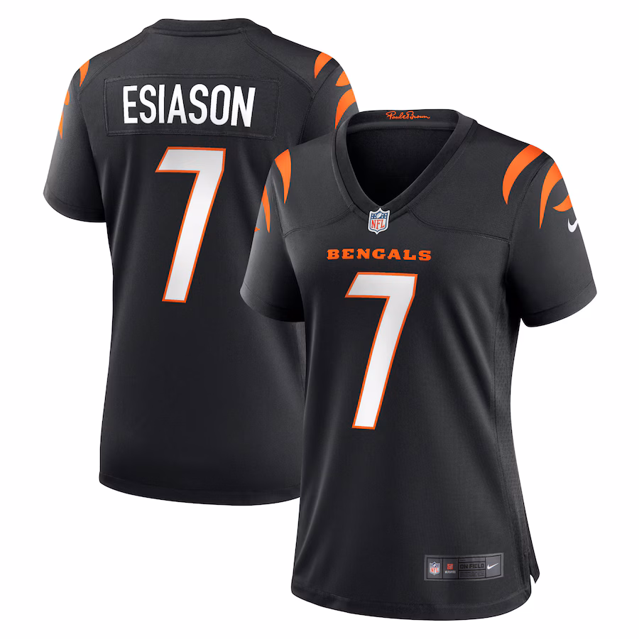 Women's Cincinnati Bengals Boomer Esiason Nike Black Retired Player Jersey - U-jersey