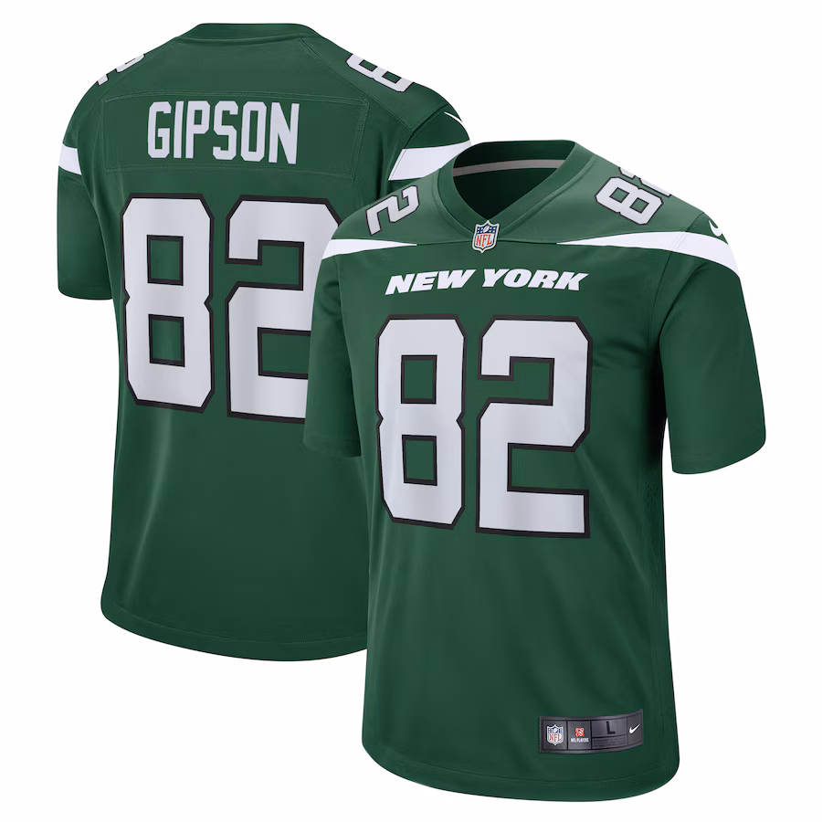 Men's New York Jets Xavier Gipson Nike Gotham Green  Team Game Jersey - U-jersey