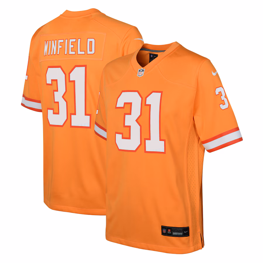 Youth Tampa Bay Buccaneers Antoine Winfield Jr. Nike Orange Game Jersey - U-jersey