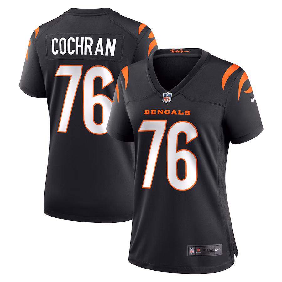 Women's Cincinnati Bengals Devin Cochran Nike Black Game Player Jersey - U-jersey