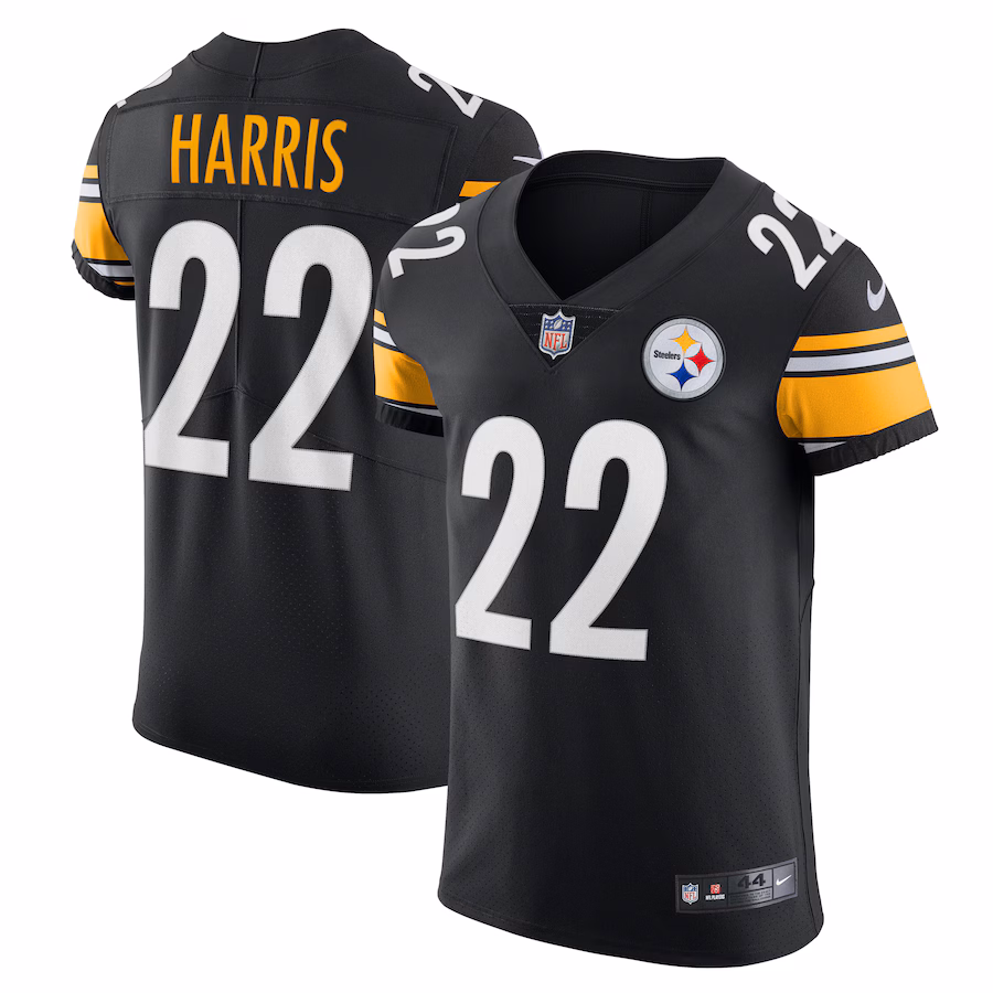 Men's Pittsburgh Steelers Najee Harris Nike Black Vapor Elite Jersey - U-jersey