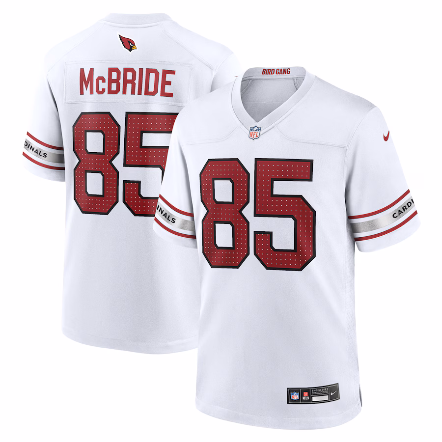 Men's Arizona Cardinals Trey McBride Nike  White  Game Jersey - U-jersey