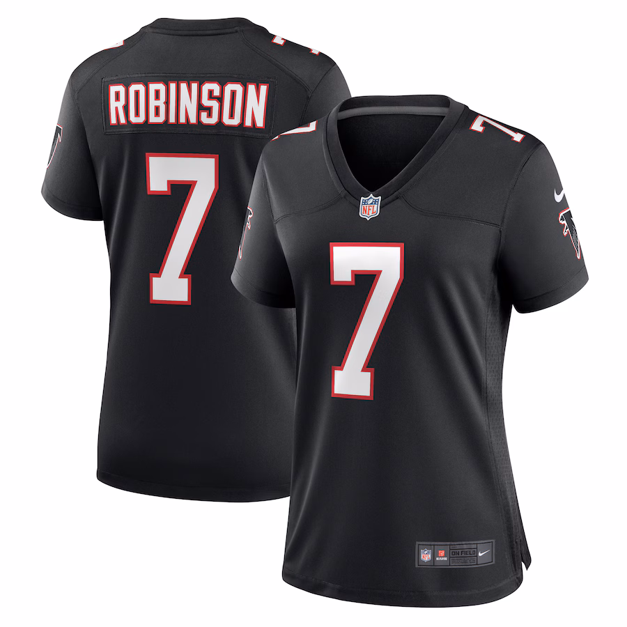 Women's Atlanta Falcons Bijan Robinson Nike Black Alternate Game Jersey - U-jersey