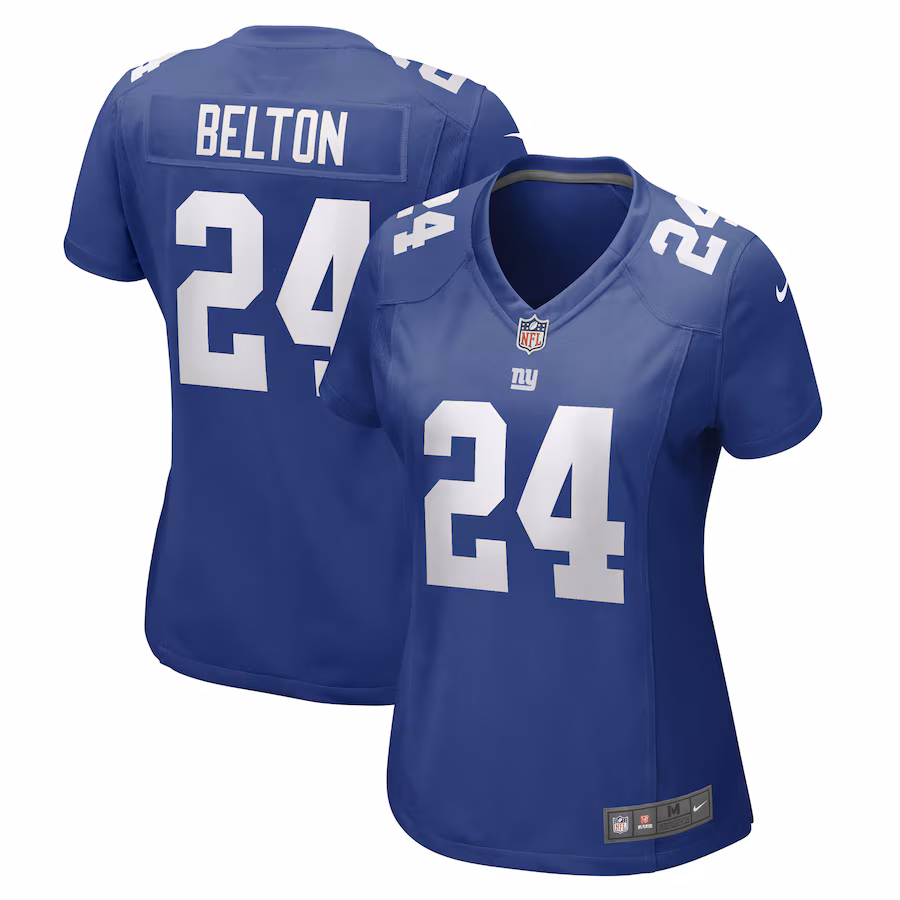 Women's New York Giants Dane Belton Nike Royal Game Player Jersey - U-jersey