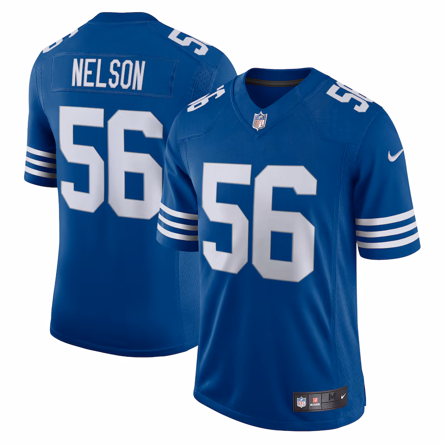 Men's Indianapolis Colts Quenton Nelson Nike Royal Alternate Vapor Limited Jersey - U-jersey