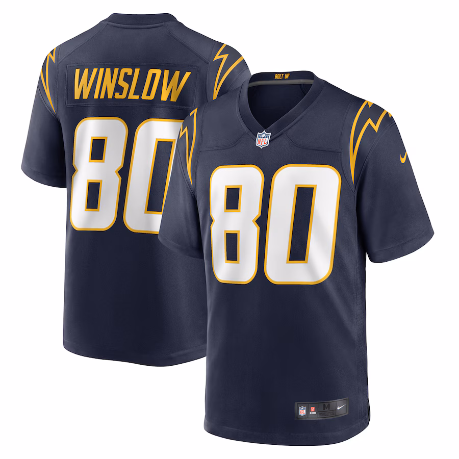 Men's Los Angeles Chargers Kellen Winslow Nike Navy Retired Player Jersey - U-jersey