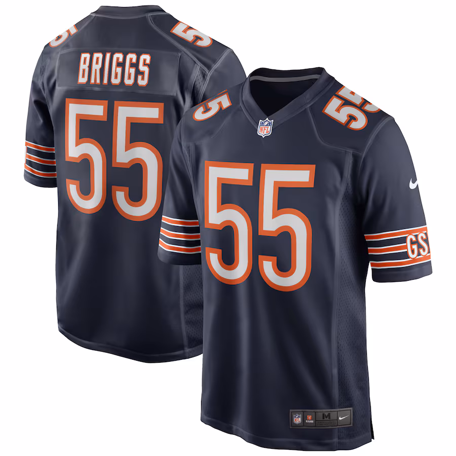 Men's Chicago Bears Lance Briggs Nike Navy Game Retired Player Jersey - U-jersey