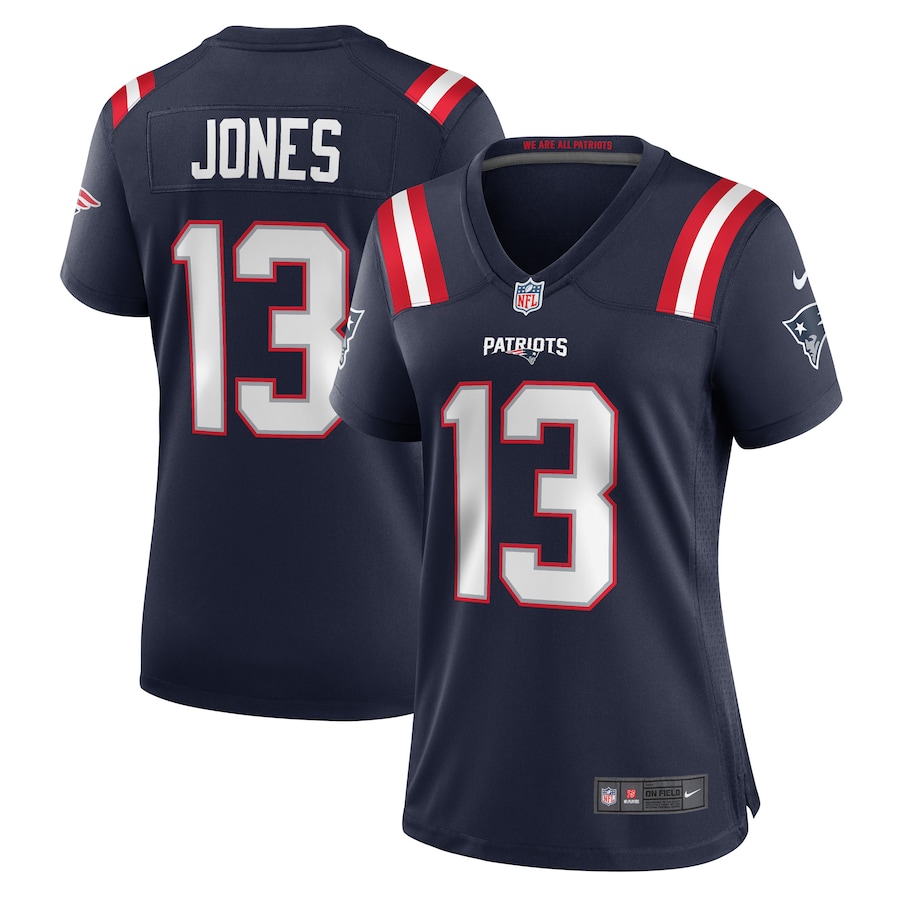 Women's New England Patriots Jack Jones Nike Navy Game Player Jersey - U-jersey