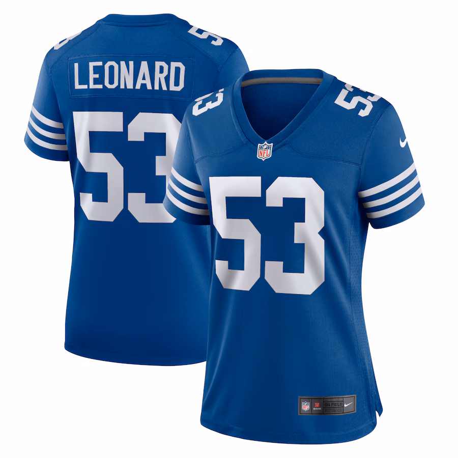 Women's Indianapolis Colts Shaquille Leonard Nike Royal Alternate Game Jersey - U-jersey