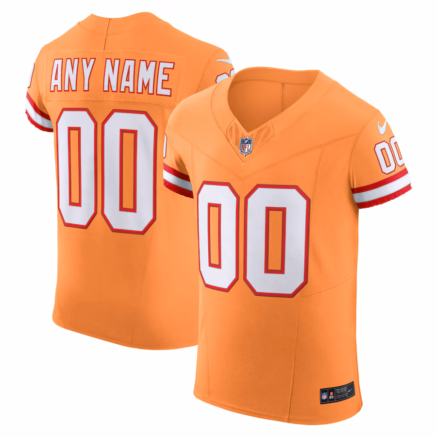 Men's Tampa Bay Buccaneers Nike Orange  Vapor F.U.S.E. Elite Custom Jersey - U-jersey