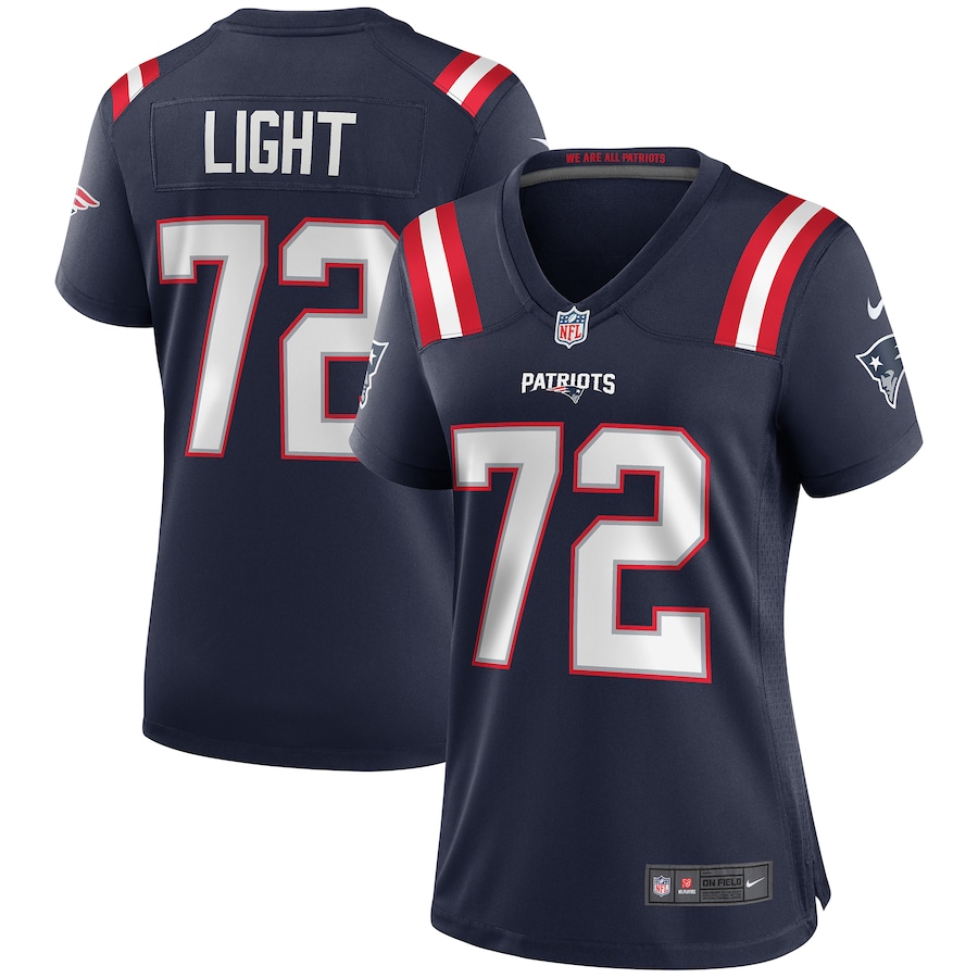 Women's New England Patriots Matt Light Nike Navy Game Retired Player Jersey - U-jersey