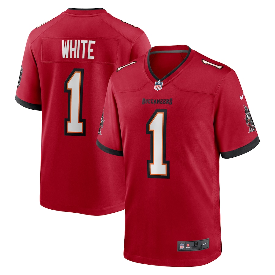 Men's Tampa Bay Buccaneers Rachaad White Nike Red Game Player Jersey - U-jersey