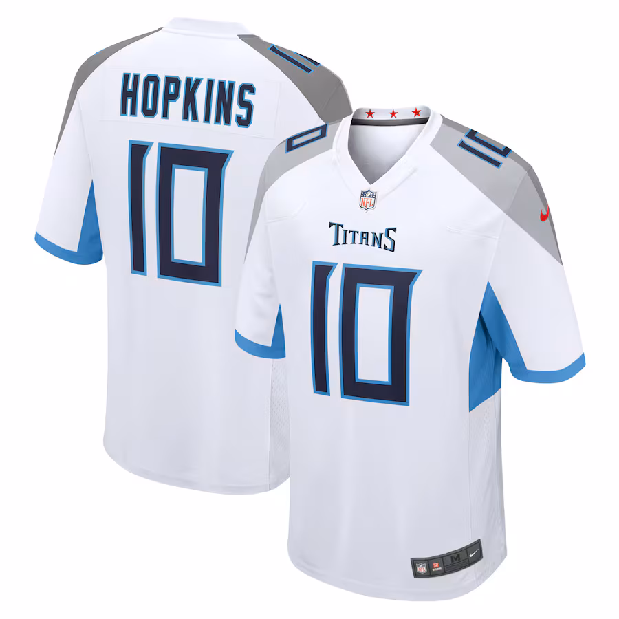 Men's Tennessee Titans DeAndre Hopkins Nike White Game Jersey - U-jersey