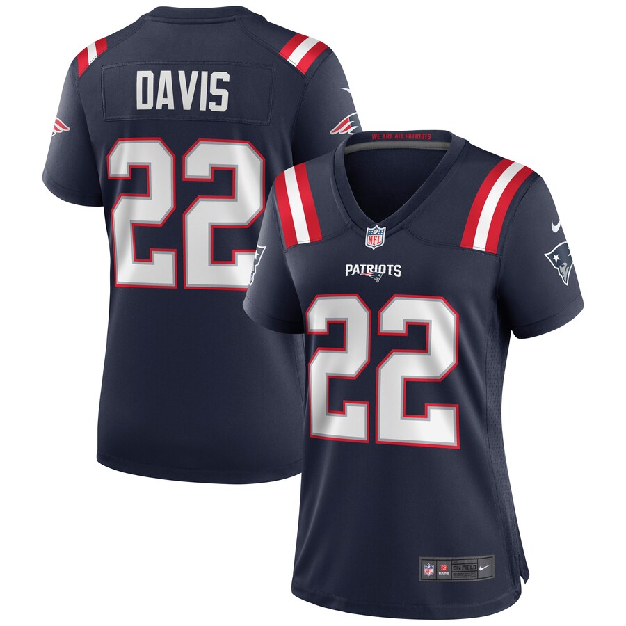 Women's New England Patriots Cody Davis Nike Navy Game Jersey - U-jersey