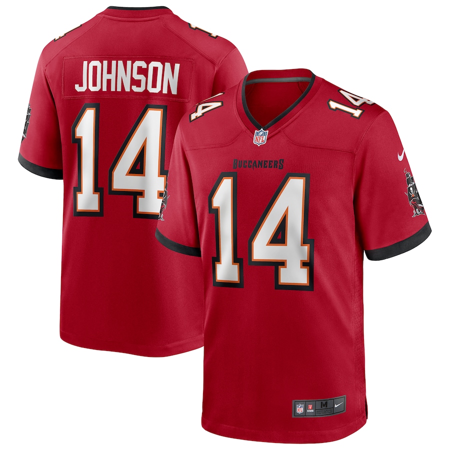 Men's Tampa Bay Buccaneers Brad Johnson Nike Red Game Retired Player Jersey - U-jersey