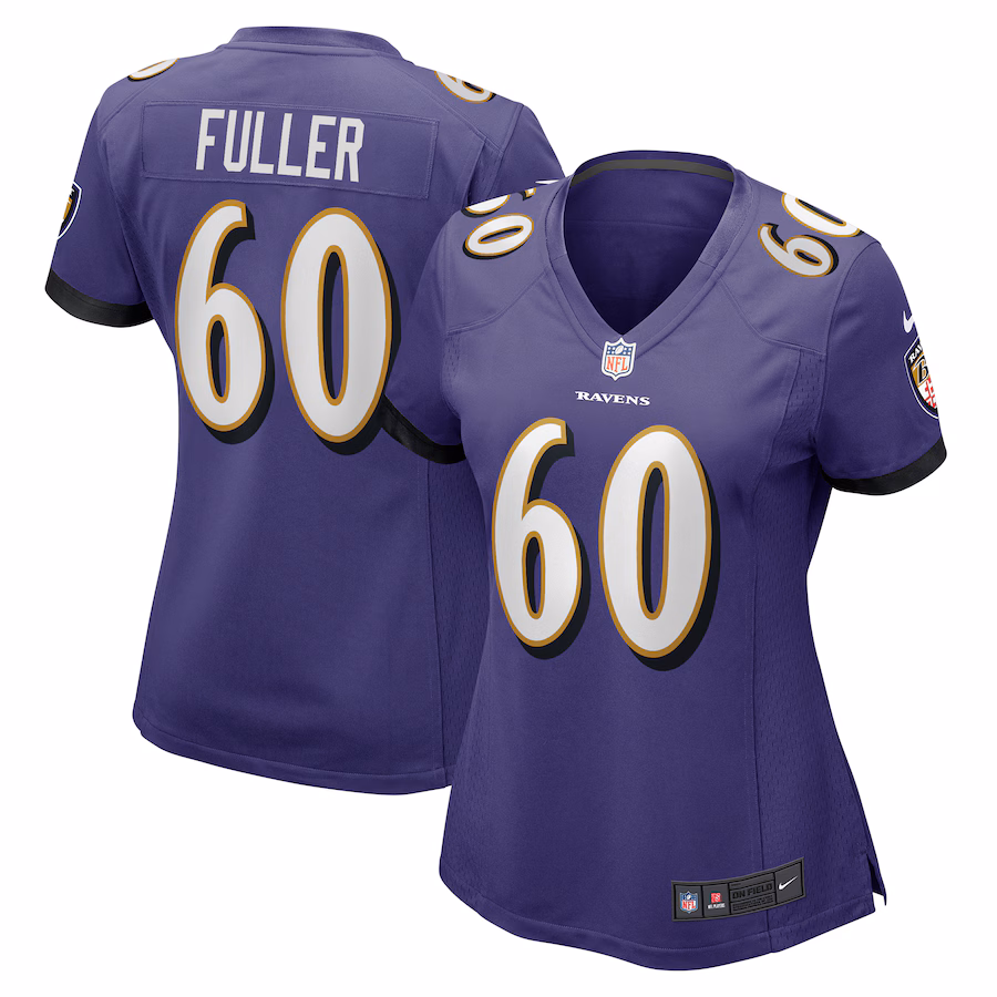 Women's Baltimore Ravens Kyle Fuller Nike  Purple  Game Jersey - U-jersey