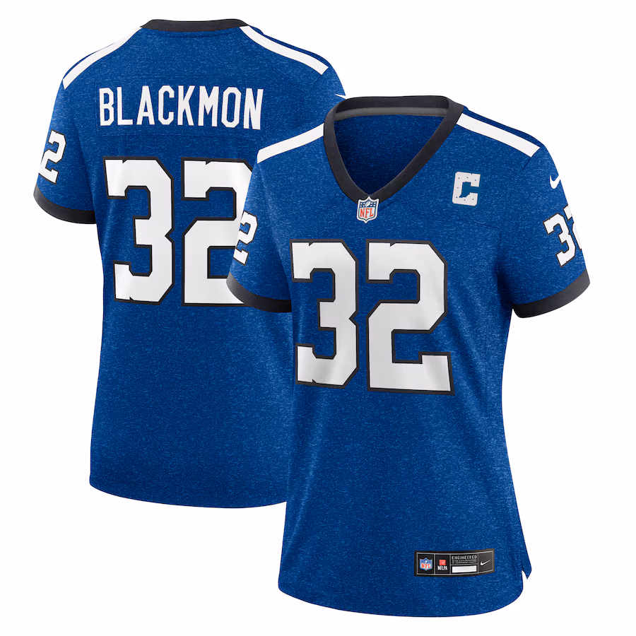 Women's Indianapolis Colts Julian Blackmon Nike Royal Indiana Nights Alternate Game Jersey - U-jersey