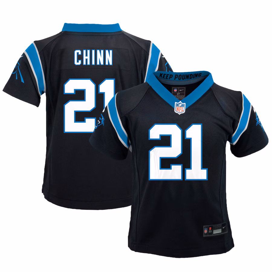 Toddler Carolina Panthers Jeremy Chinn Nike Black Game Jersey - U-jersey