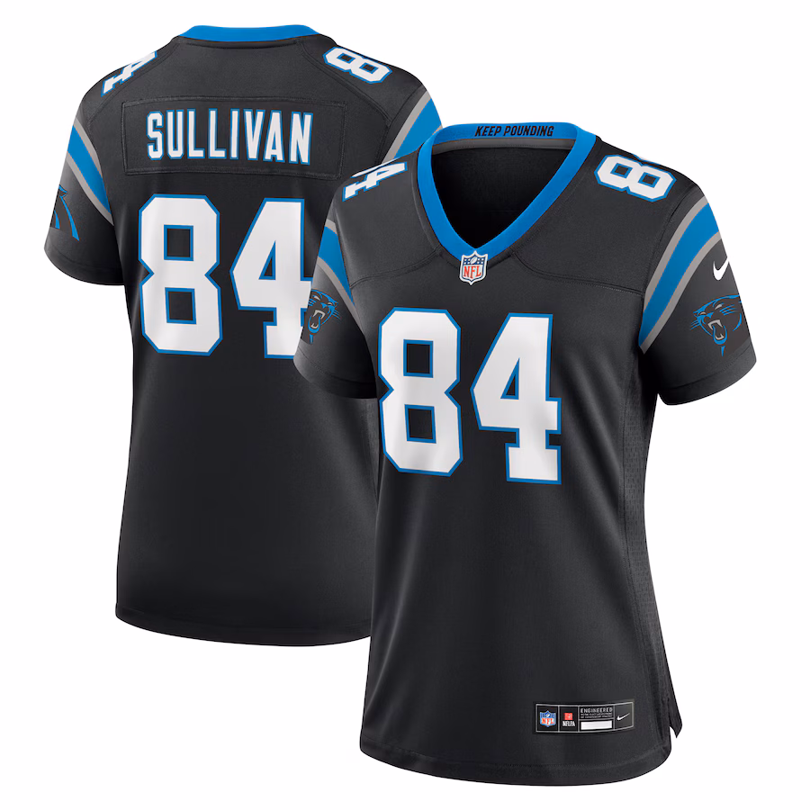 Women's Carolina Panthers Stephen Sullivan Nike Black Team Game Jersey - U-jersey