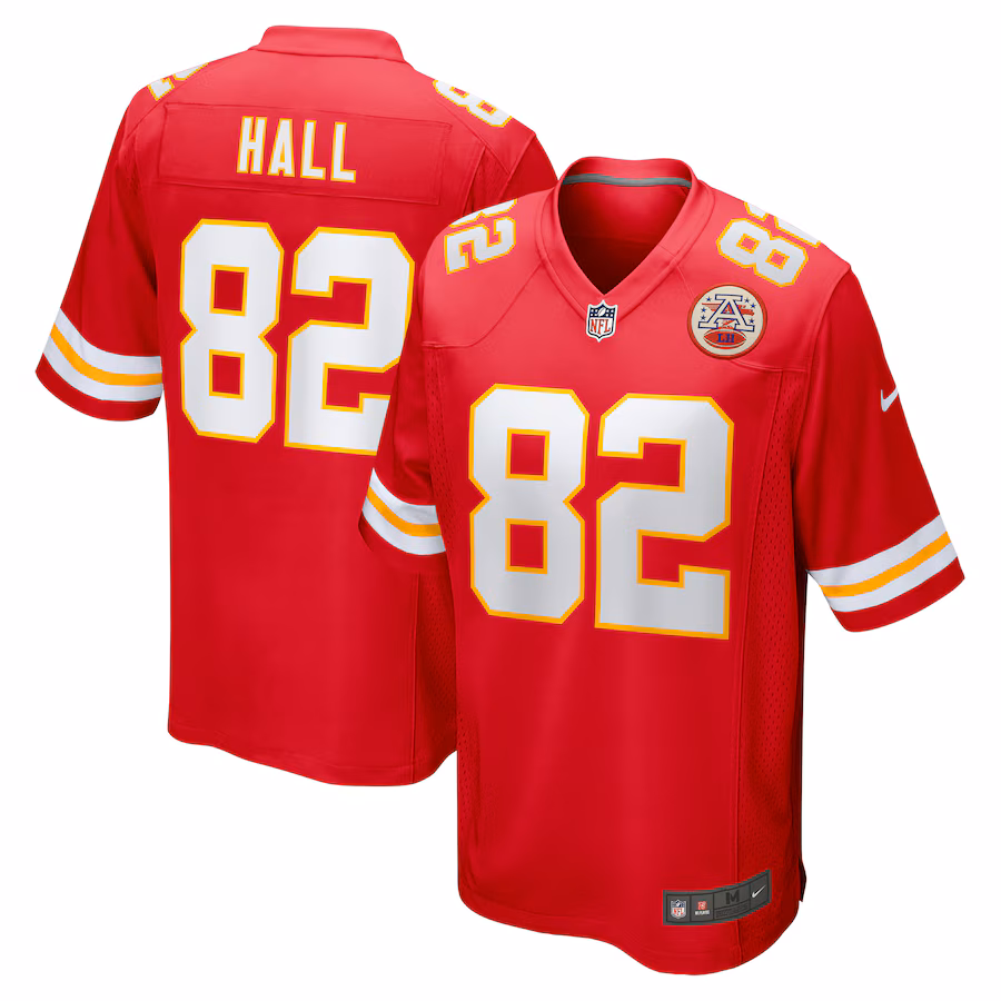 Men's Kansas City Chiefs Dante Hall Nike  Red  Retired Player Game Jersey - U-jersey
