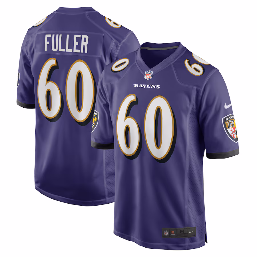 Men's Baltimore Ravens Kyle Fuller Nike  Purple  Game Jersey - U-jersey