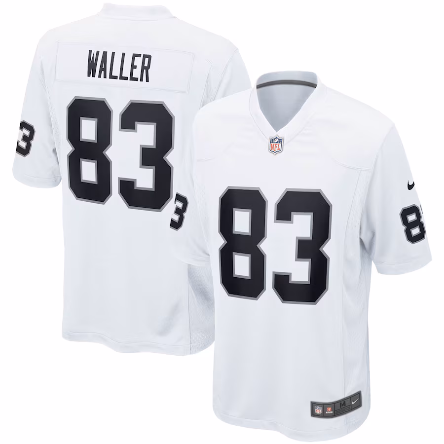 Men's Las Vegas Raiders Darren Waller Nike White Game Jersey - U-jersey
