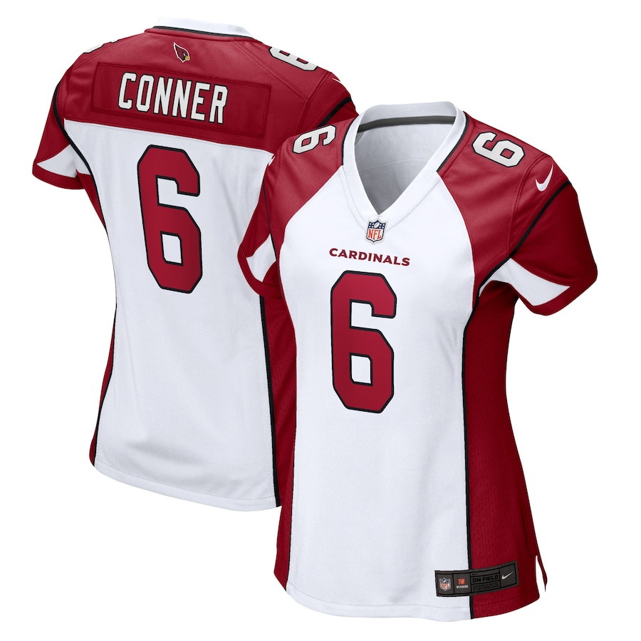 Women's Arizona Cardinals James Conner Nike White Game Player Jersey - U-jersey