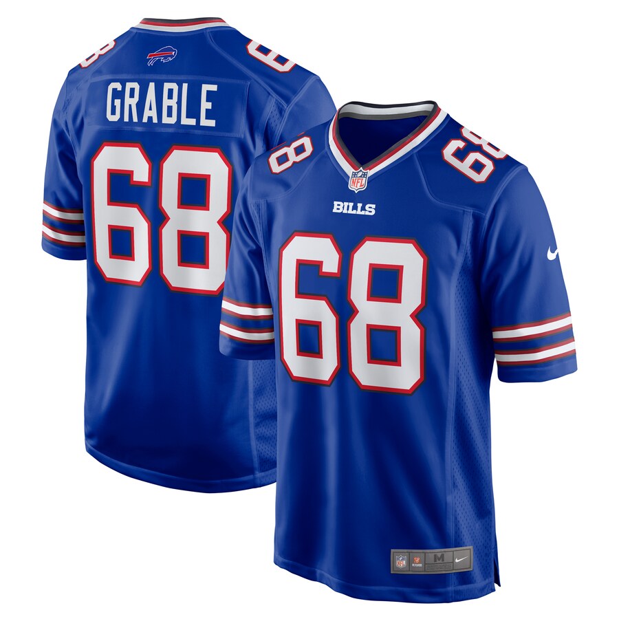 Men's Buffalo Bills Tylan Grable Nike  Royal Game Jersey - U-jersey