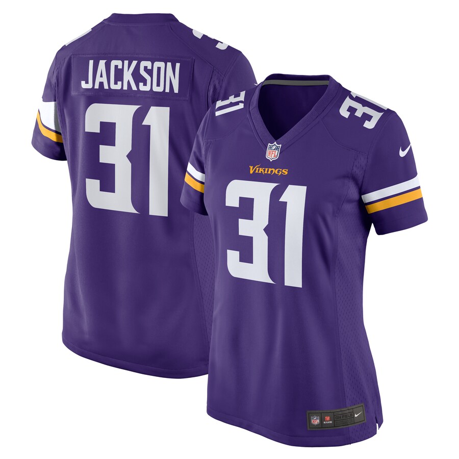 Women's Minnesota Vikings Khyree Jackson Nike  Purple Game Jersey - U-jersey