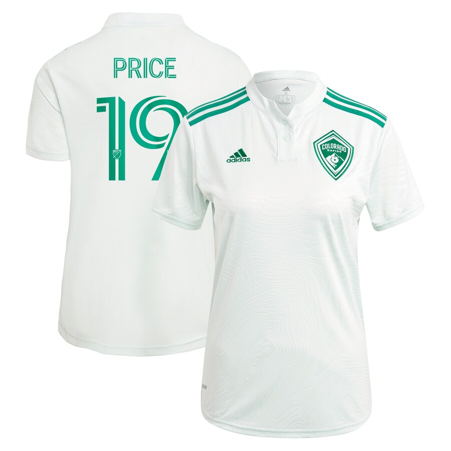 Women's Colorado Rapids Jack Price adidas Green 2021 Class Five Replica Player Jersey - U-jersey