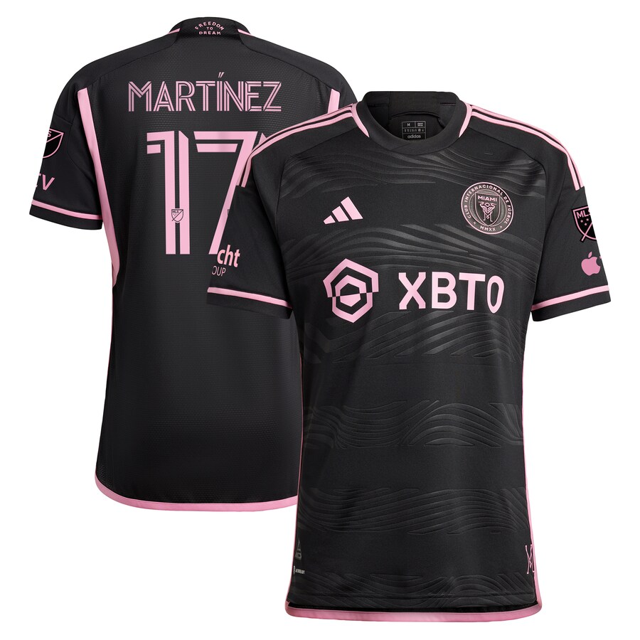 Men's Inter Miami CF Josef Martinez adidas Black 2023 La Noche Authentic Player Jersey - U-jersey