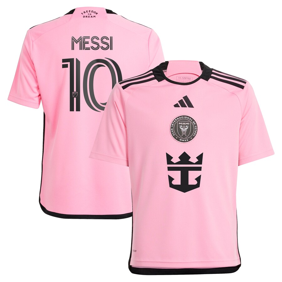 Youth Inter Miami CF Lionel Messi adidas Pink 2024 2getherness Replica Player Jersey - U-jersey