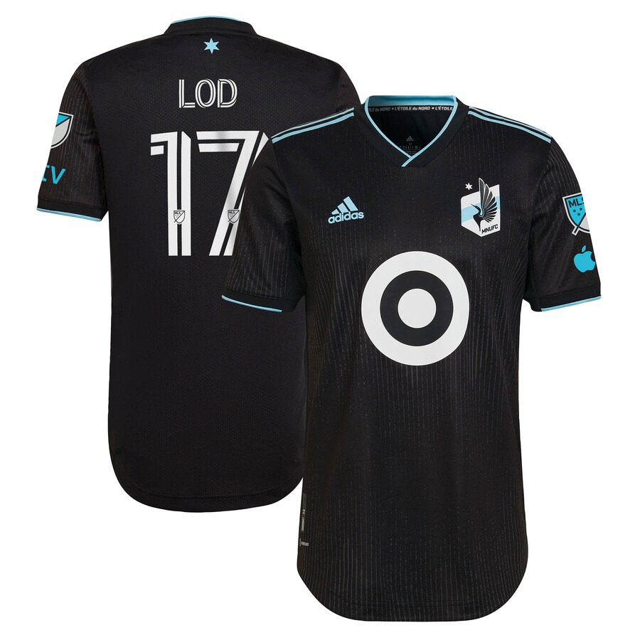 Men's Minnesota United FC Robin Lod adidas Black 2023 Minnesota Night Kit Authentic Player Jersey - U-jersey