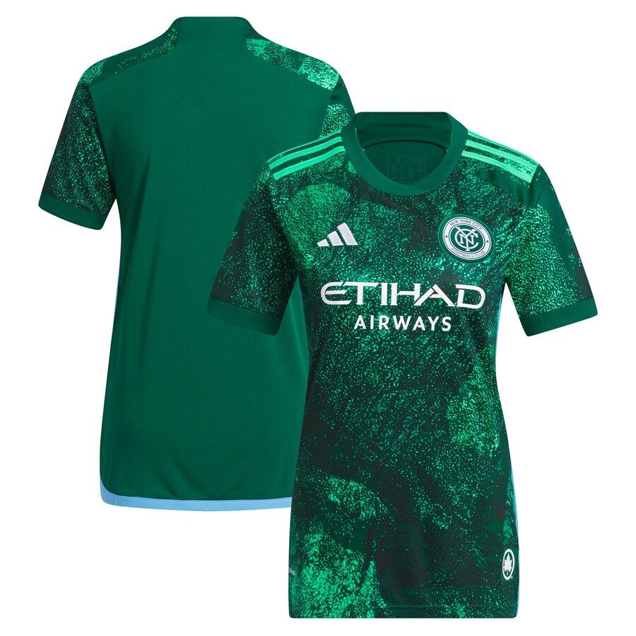 Women's New York City FC  adidas Green 2023 The Parks Replica Jersey - U-jersey