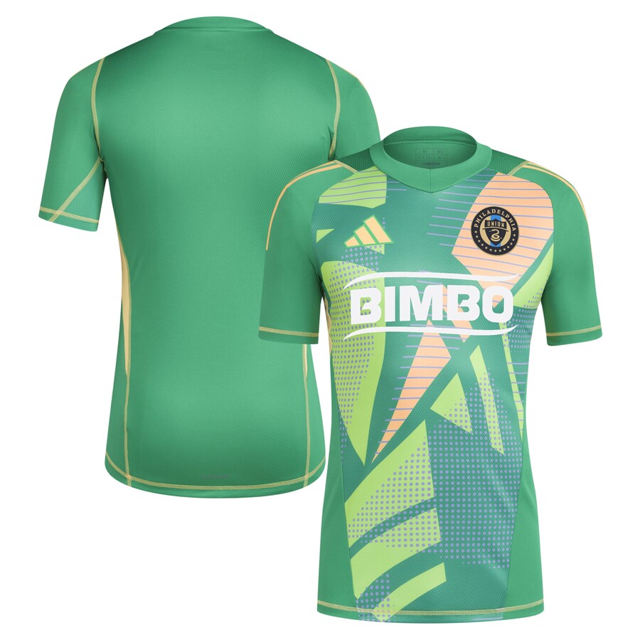 Men's Philadelphia Union adidas Green 2024 Goalkeeper Jersey - U-jersey