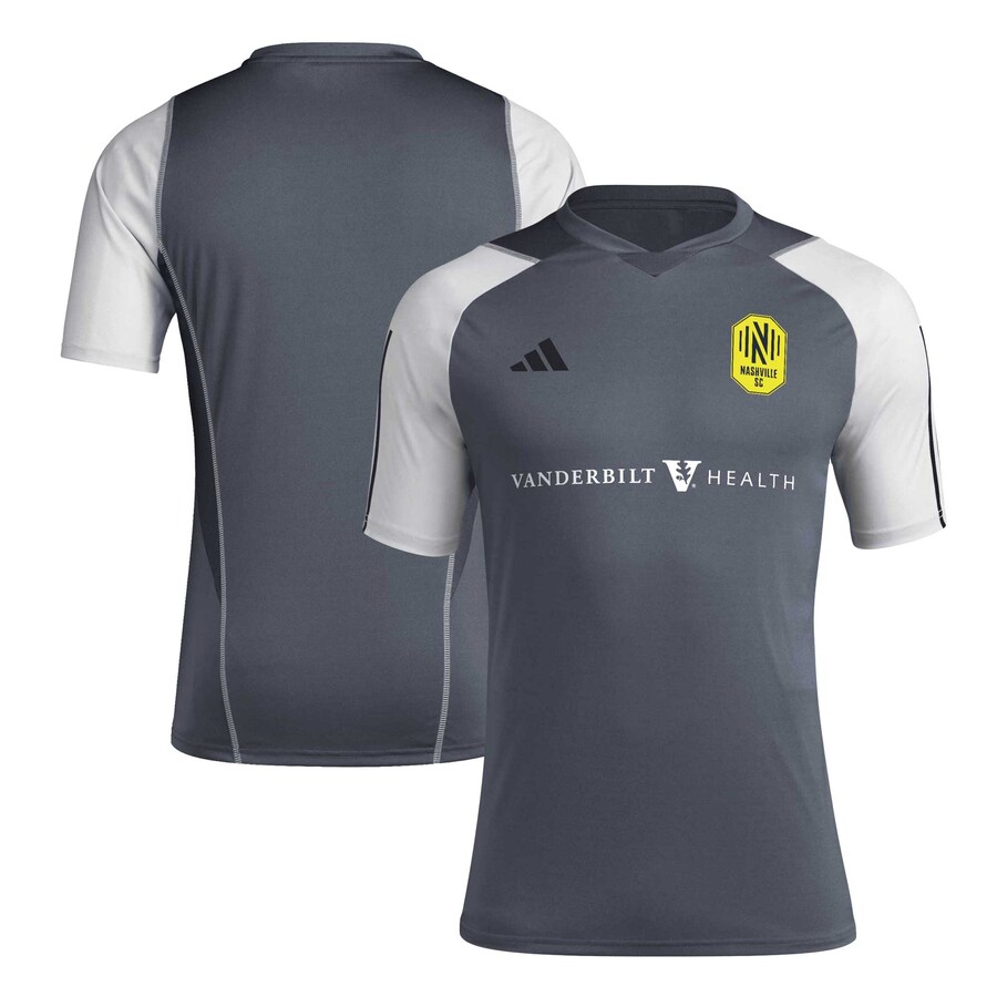 Men's Nashville SC adidas Gray 2024 AEROREADY Training Jersey - U-jersey