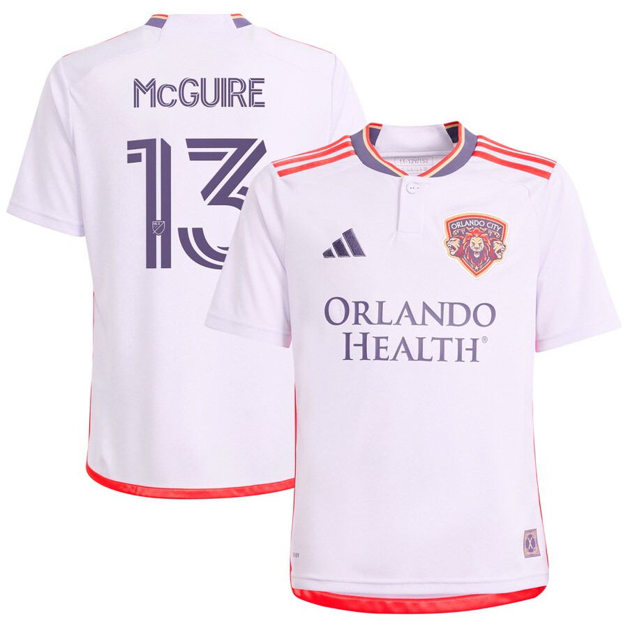 Youth Orlando City SC Duncan McGuire adidas Purple 2024 Legacy Kit Replica Player Jersey - U-jersey