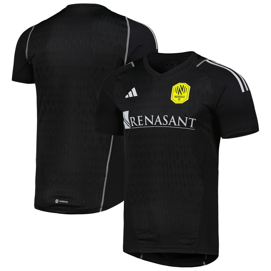 Men's Nashville SC adidas Black 2023 Replica Goalkeeper Jersey - U-jersey