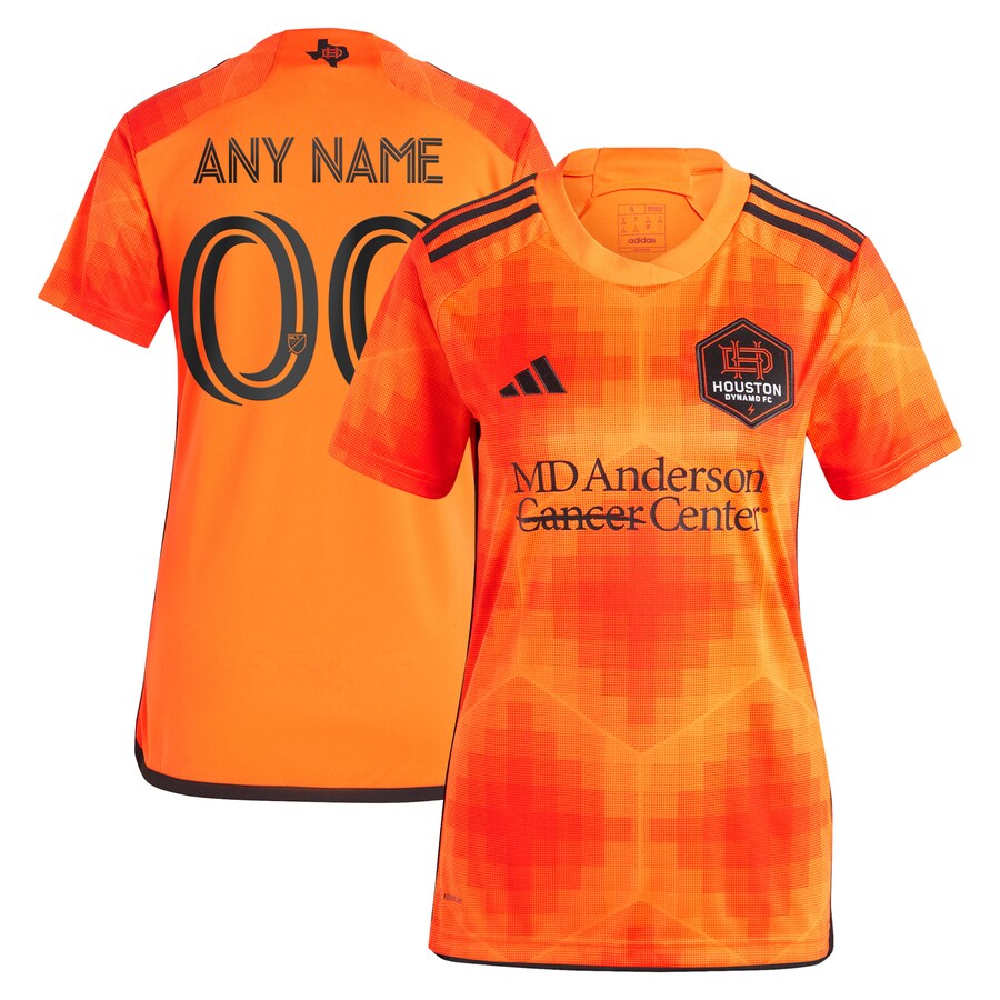 Women's Houston Dynamo FC adidas Orange 2023 El Sol Replica Custom Jersey - U-jersey