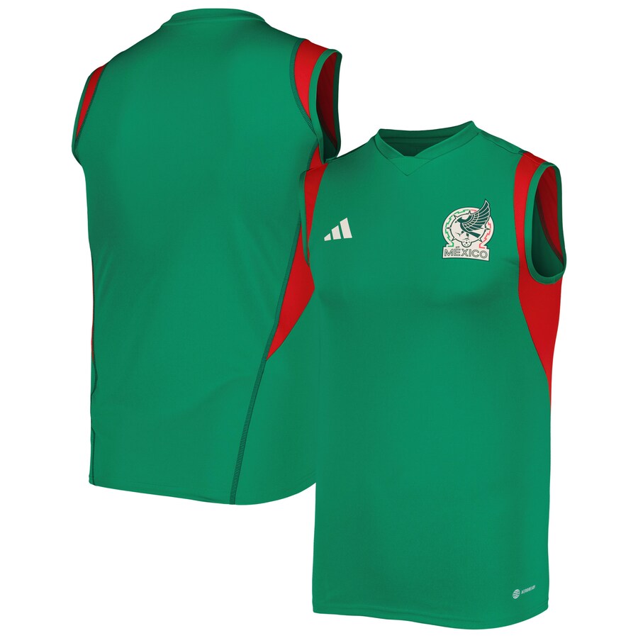 Men's Mexico National Team adidas Green Sleeveless Training Jersey - U-jersey