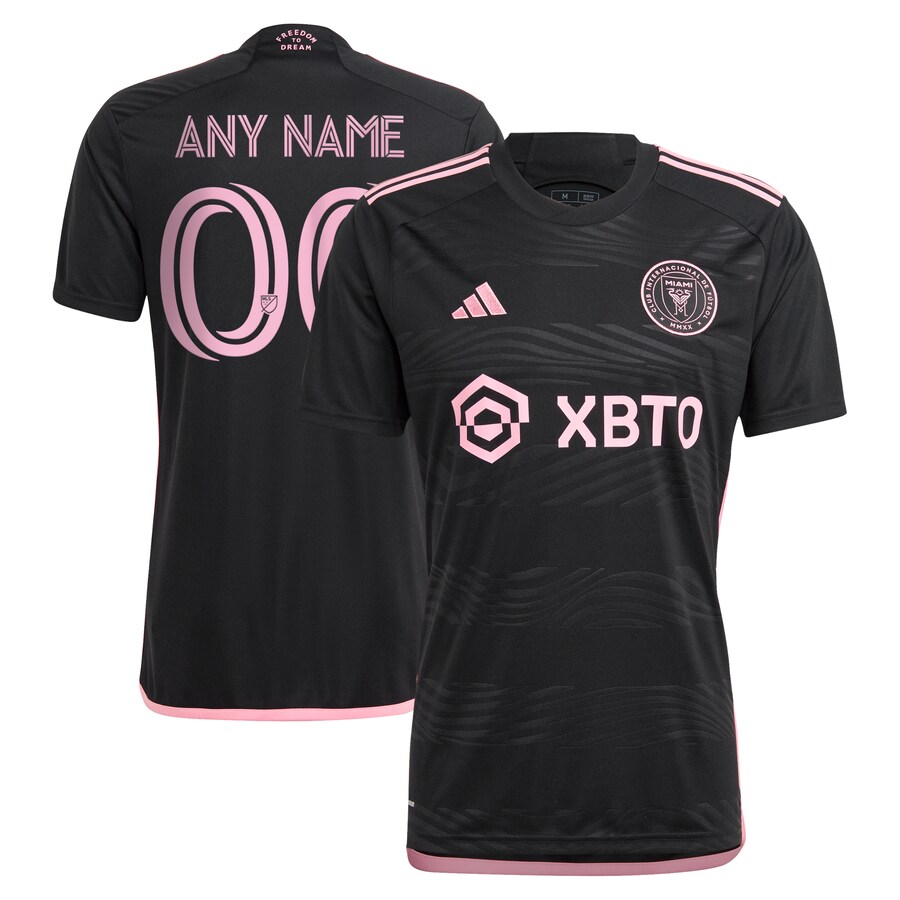 Men's Inter Miami CF adidas Black 2023 La Noche Replica Custom Jersey - U-jersey