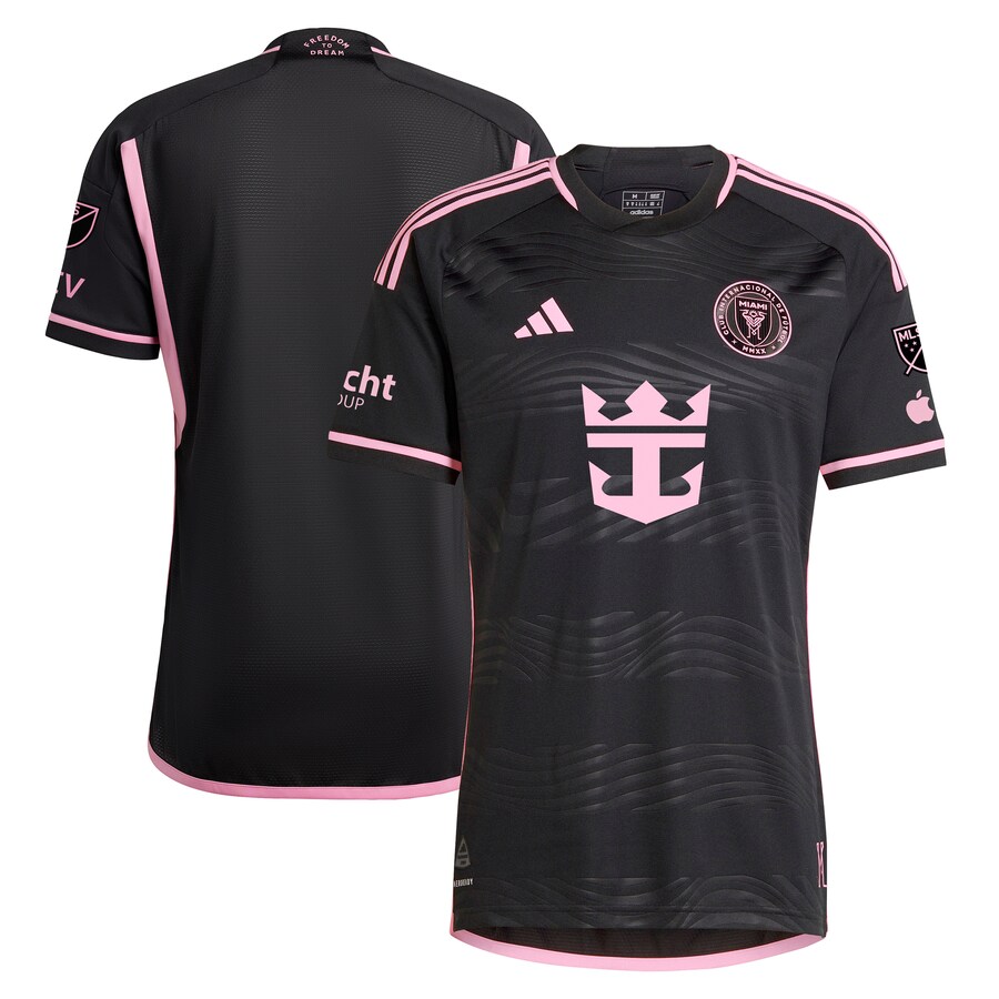 Men's Inter Miami CF  adidas Black 2024 La Noche Authentic Jersey - U-jersey