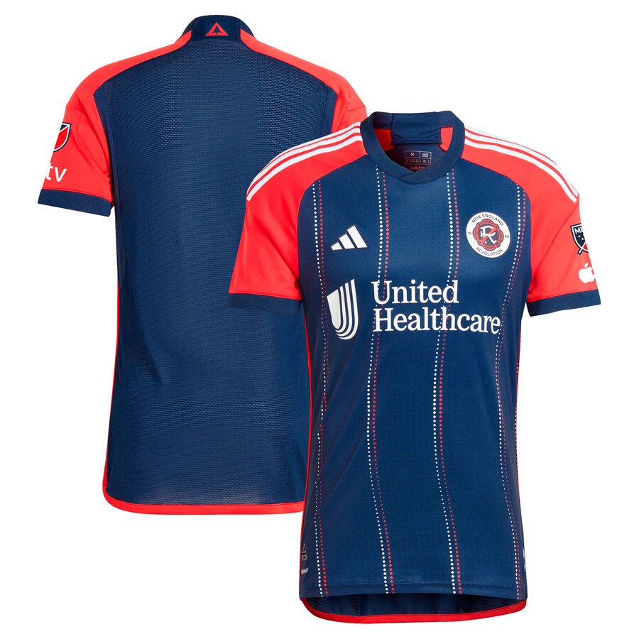 Men's New England Revolution  adidas Navy 2024 Boston Tea Party Authentic Jersey - U-jersey