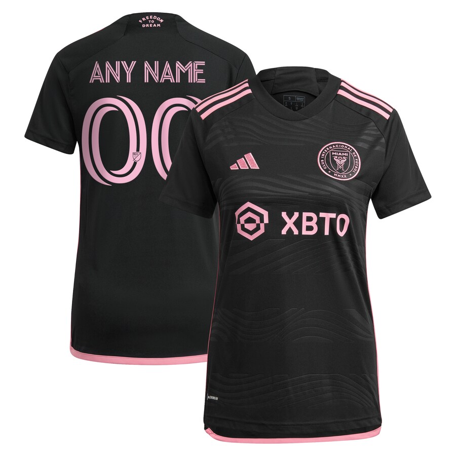 Women's Inter Miami CF adidas Black 2023 La Noche Replica Custom Jersey - U-jersey